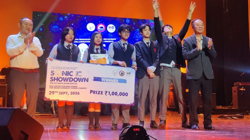 Gears 5.1 band from Model Higher Secondary School, Kohima won the 3rd edition of Sonic Showdown–The Ultimate Band Battle held at RCEMPA, Jotsoma on September 29.